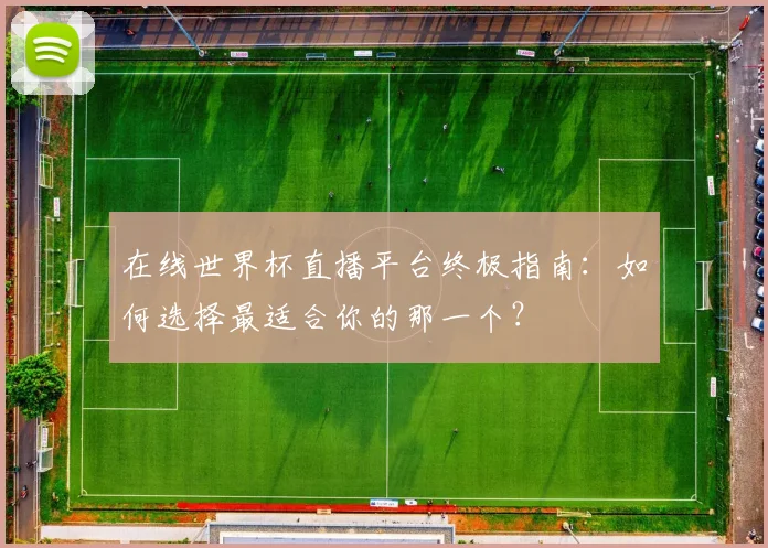 在线世界杯直播平台终极指南：如何选择最适合你的那一个？
